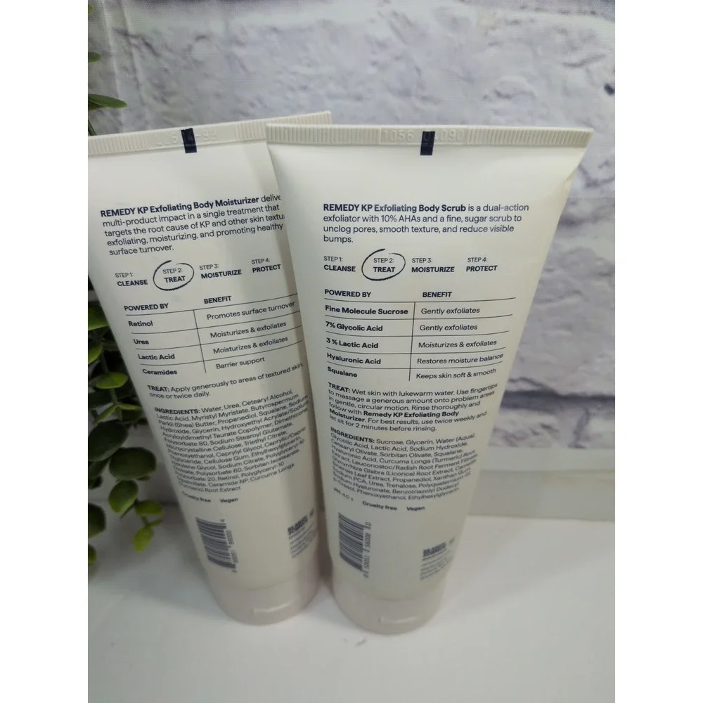 NEW LOT 2😍Remedy KP Exfoliating Body Moisturizer & Scrub for Body Bumps 6.8oz